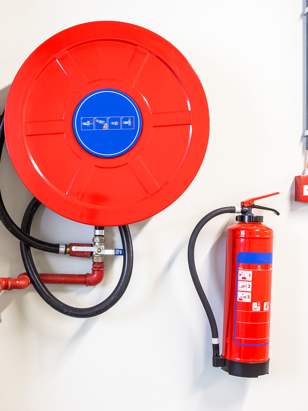 Fire protection - fire hose reel & extinguisher installation