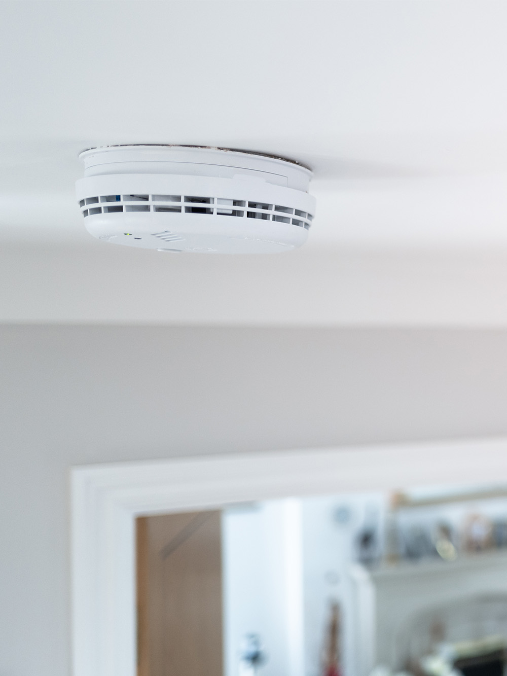 Fire protection - smoke detector installation